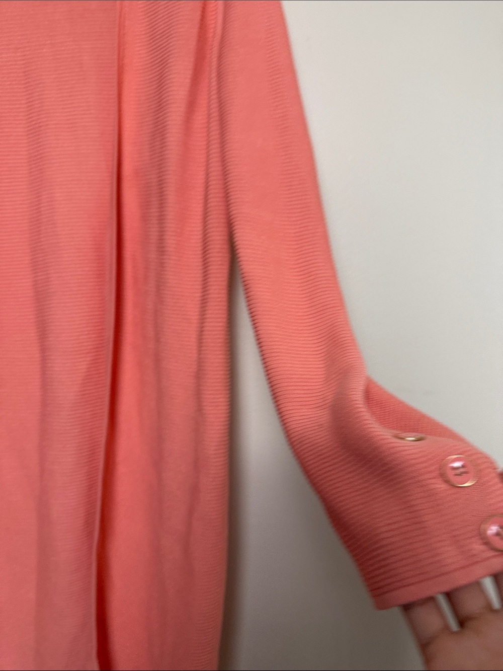 Talbots Ribbed Open Front Long Cardigan Sweater Size Medium - Picture 6 of 8